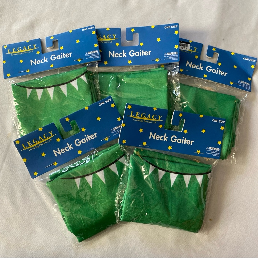 Green Monster Neck Gaiter Bundle 5pcs